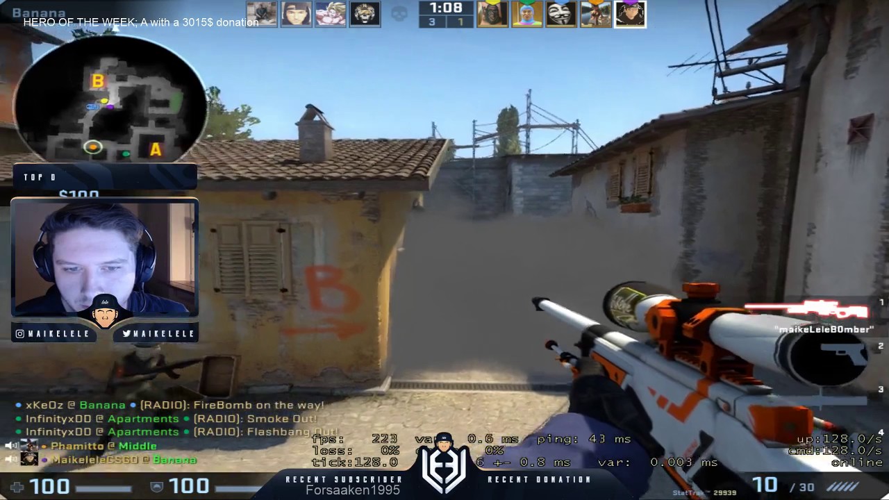 gaming logo Maikelele Plays Faceit 41 Frags