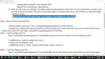 How to Enable HTTPS / SSL on WAMP Server - WildCodeBug