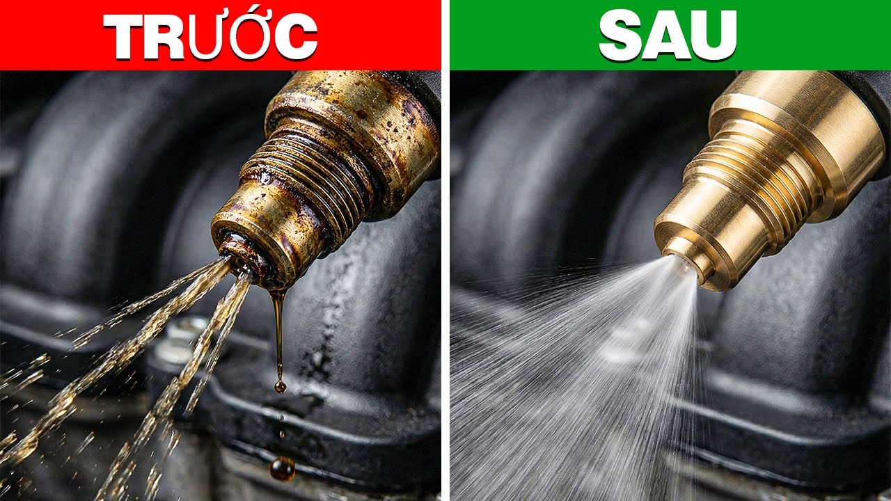 Mẹo Hàn Quốc Để Làm Sạch Kim Phun Mà Không Cần Tháo Ra (Thợ Máy Ghét Điều Này)