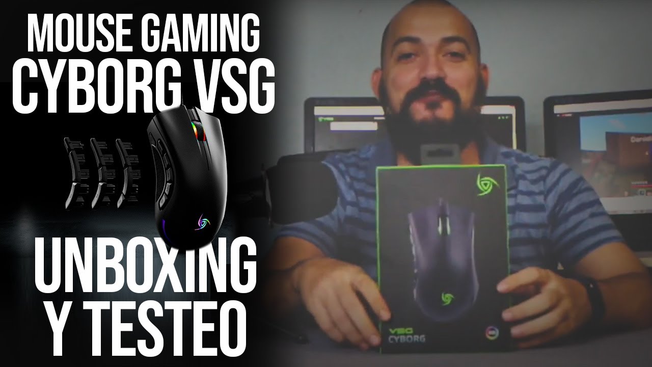 Abrimos y probamos el Mosue Gaming CYBORG VSG - Unboxing y testeo 12