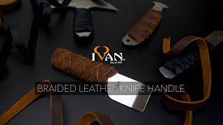 Braided Leather Knife | STEPBYSTEP INSTRUCTION