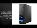 Dell Slim ECS1250 AI Desktop Review: 20-Core Ultra 7 Power That Actually Stays Quiet