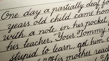 Cursive writing paragraph in English | Cursive handwriting practice  | English handwriting practice