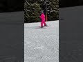 Family time skiing, trying and I make it