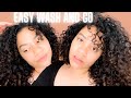 EASY, FAST WASH AND GO ON CURLY HAIR | Target Run | Daretobecurly