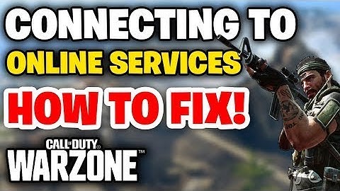 How to Fix Connecting To Online Services in Warzone! PS4, PS5 & Xbox, PC    Fast Method!
