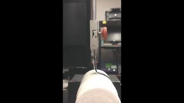 Material Test Label Peel from Plastic Container