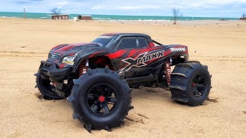 TRAXXAS XMAXX 8S ~ LAKE MICHIGAN SAND DUNES
