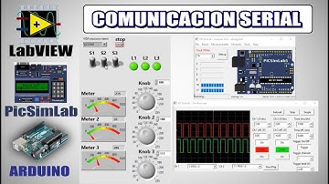 PicSimLab - Labview - Arduino | Comunicación Serial