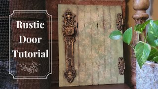 Rustic Door DIY Tutorial