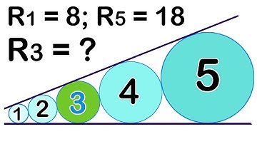 Find the radius of the third circle. Geometry Challenge. Math Olympiad Geometry and Algebra problem.