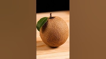 Fresh Sapodilla (Chikoo) Cutting ASMR | Juicy Fruit Slicing Sounds & Relaxing Video. #shorts  #asmr