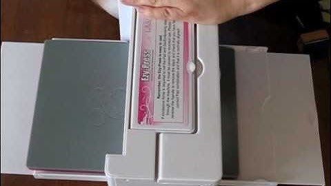 Kaszazz Bellish Ezy-Press Embossed Plastic Tag