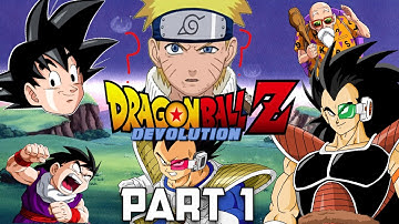 Dragon Ball Z Devolution Gameplay | Saiyan Saga | Part 1