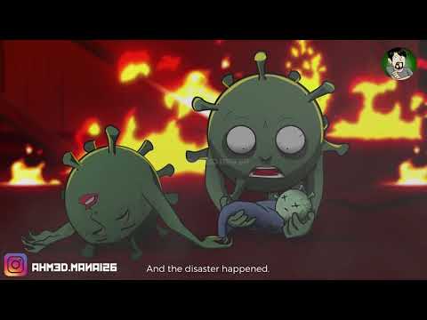 The end of coronavirus - نهاية فيروس الكورونا  | Animated Short Film 2021