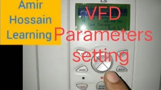 Ls is7 vfd parameters setting. Ls is7 vfd program setting.