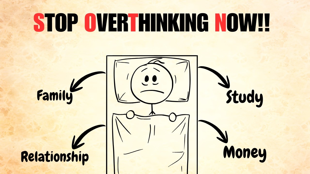 HOW TO STOP OVERTHINKING (6 Powerful Steps to Control Your Mind) - YouTube