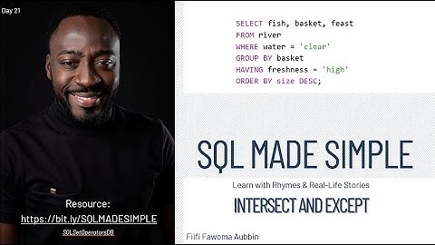 Day 21 - Mastering INTERSECT & EXCEPT with Real Examples