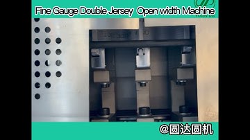 Double jersey open-width circular knitting machine manufactured by Yuanda China manufacturer