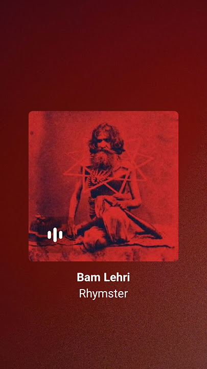 Bam Lehri : Rhymster