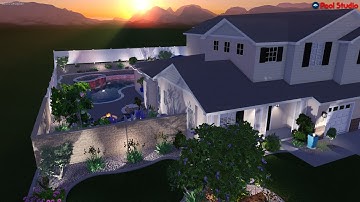 "Home" - Pool Studio 3D by Structure Studios / Landscape Design