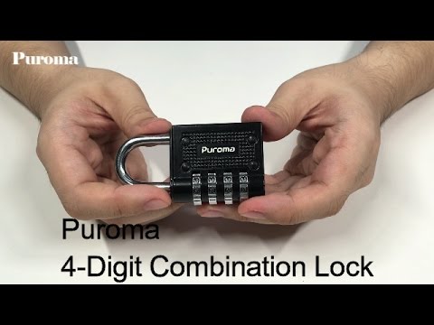 User Guide - How to Set and Reset Puroma 4 Digit Combination Lock