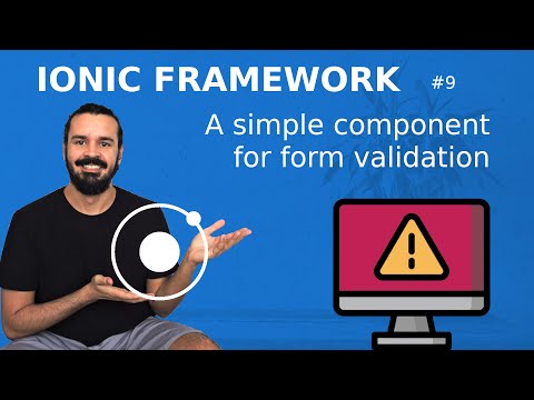 Ionic Tutorial #9 - Error message component for form validation