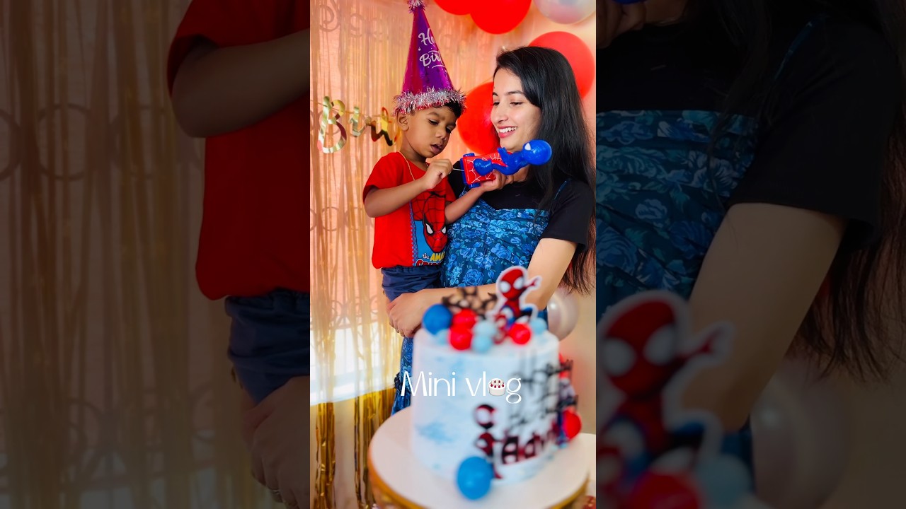 Our Little Boy Turns 3 🎂 Advik 3rd Birthday Celebration | Mini Vlog 