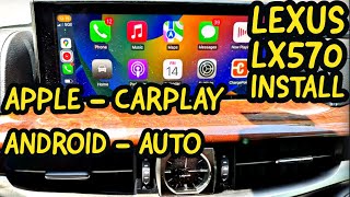 LX570 Cheapest Carplay AndroidAuto Upgrade  Installation  Review  Tips  Tricks Mistakes Apple