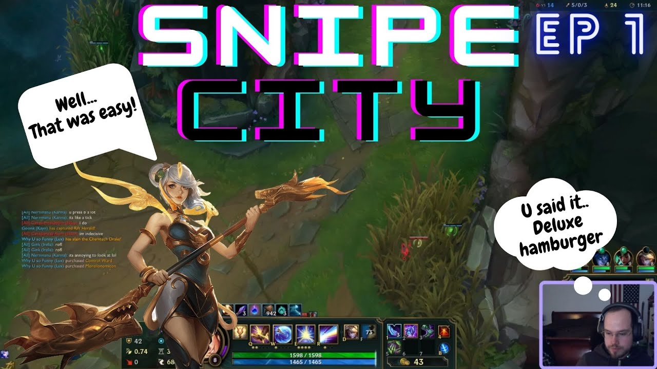 League of Legends - Snipe City - Ep 1 - Highlights