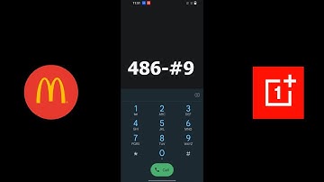 McDonalds “I’m lovin’ it” theme song on OnePlus 9 keypad