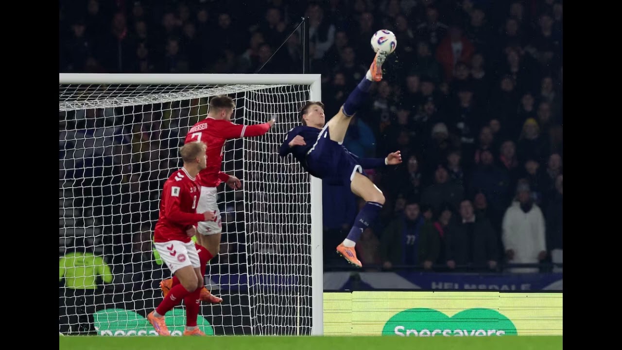 Scotland v Denmark Tuesday 18th November 2025 FIFA World Cup Qualifier BBC Radio 5 Live Commentary