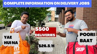 How I make $26.5 Per Hour with Skip The Dishes | Food Delivery job earning in Canada 🇨🇦 |IS IT WORTH