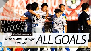 Ｊ３第30節の全ゴールまとめ！ALL GOALS:明治安田生命Ｊ３第30節