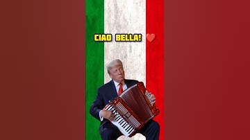 Trump Goes Full Italian 🇮🇹 | Tarantella on Accordion 🎶