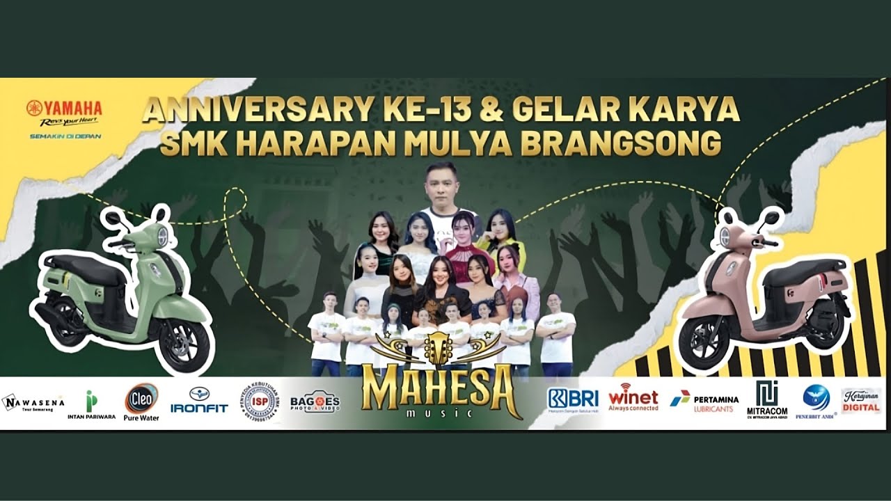 Anniversary Ke-13 & Gelar Karya SMK Harapan Mulya Brangsong dimeriahkan oleh Mahesa Music