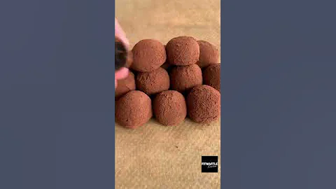 2-Ingredient Truffles! tutorial #Shorts