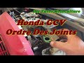 Honda gcv  sens montage joints carburateur