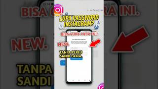 CARA MENGGANTI PASSWORD INSTAGRAM YANG LUPA PASSWORD LAMA | TERBARU #shorts #instagram #ig