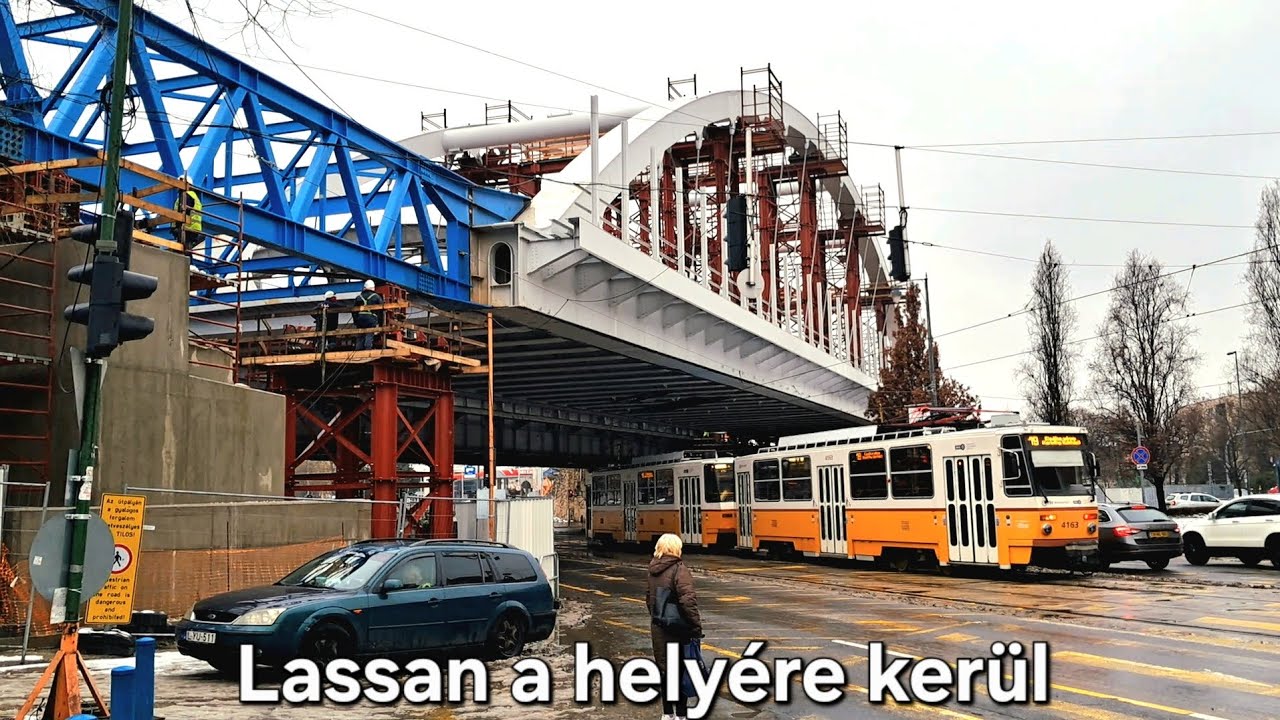 ELKEZDTÉK BETOLNI A VADONATÚJ VASÚTI HÍDAT ÚJBUDÁN! Gyalogosan bejártam a Déli körvasútat!