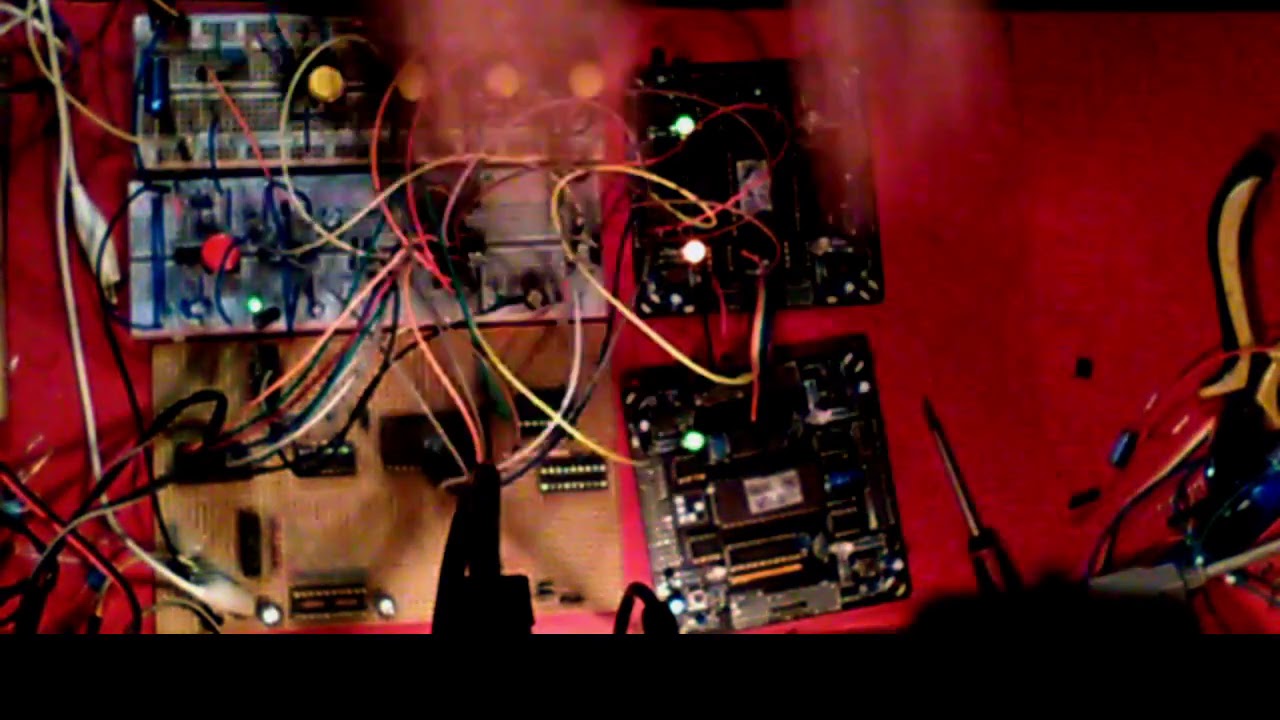 Conway's Game of Life 4 CELL EPROM - blinker test (Aug 15, 2020)