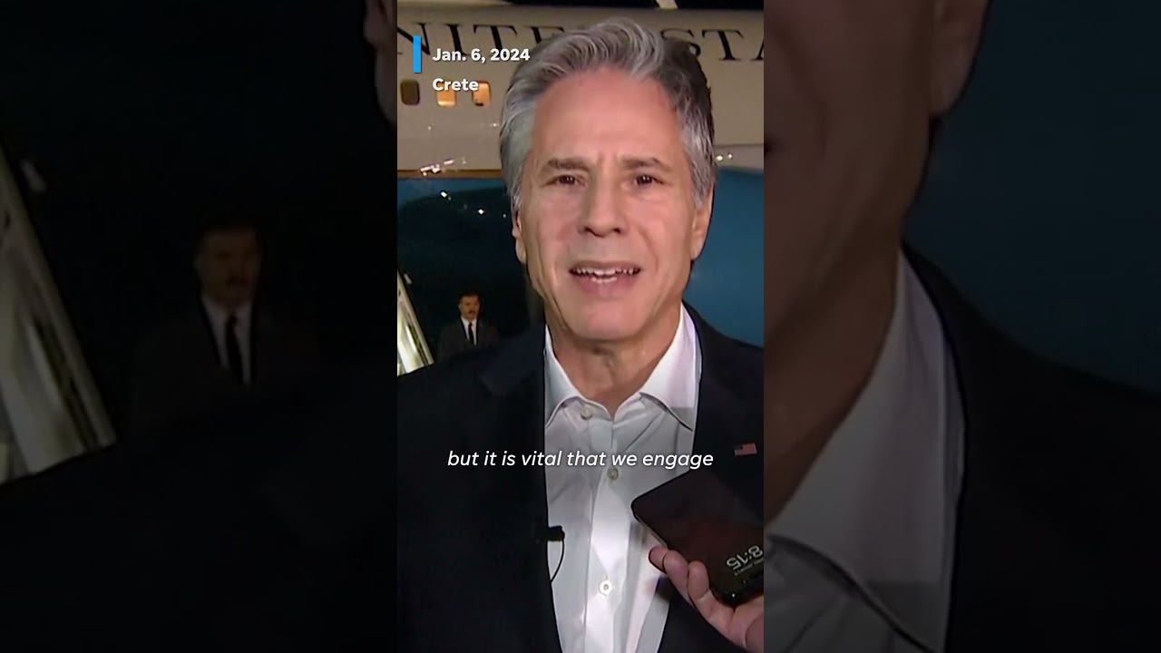 Blinken meets with Israeli leaders in an effort to contain conflict #Shorts