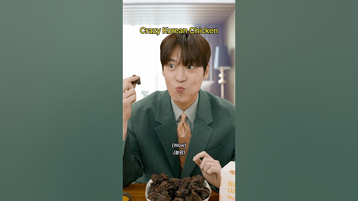 해외 틱톡커가 말하는 한국 치킨