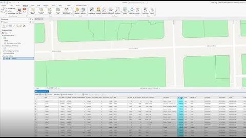 SCAG GIS Training: Processing and Querying Attribute Data and Data Mapping