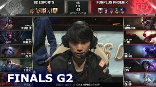 FPX vs G2 - Game 2 | Grand Finals S9 LoL Worlds 2019 ...