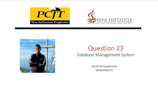 DBMS Question 23 | Database Management System | Java Institute