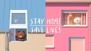 Line  Stay Home Save S  Covid19 Cdanaign Film  Line Global