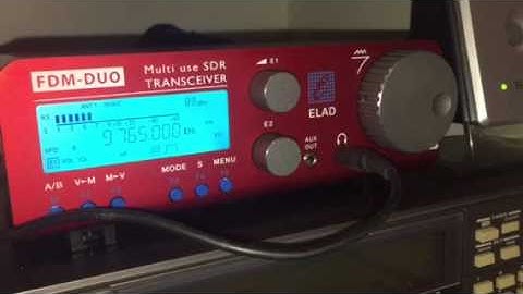 This is what Radio New Zealand International sounds like on an Elad FDM DUO