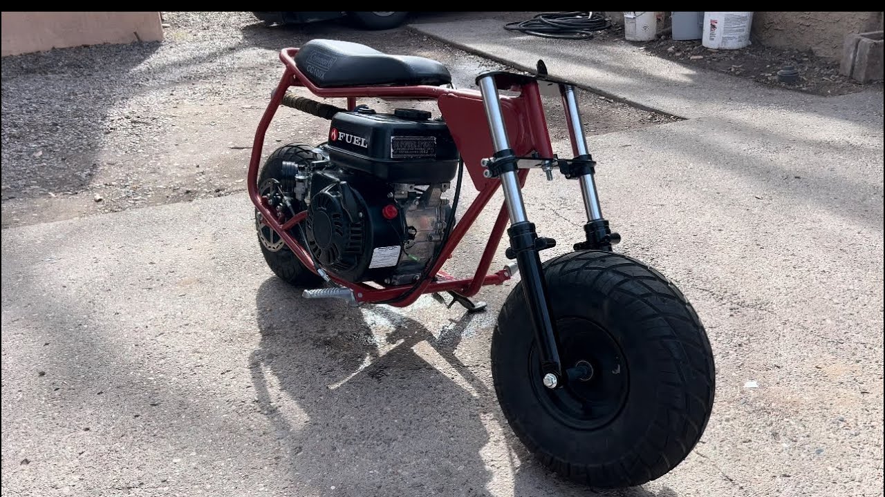 Mini Bike Front Suspension! YouTube