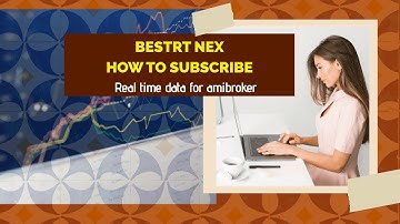 Get Real time data for amibroker easily. Tutorial for BestRT Nex Subscription